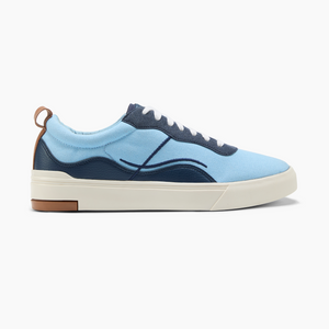 Ludic Tide Blue Enhanced Canvas low-top sneakers
