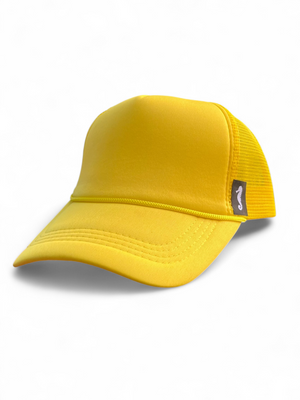 Mesh lemon yellow trucker Baseball Cap for Men and Women