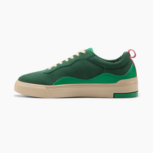 Ludic Pepper Green Enhanced Canvas low-top sneakers