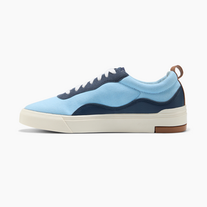 Ludic Tide Blue Enhanced Canvas low-top sneakers
