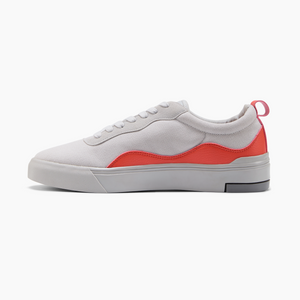 Ludic Magma Grey Enhanced Canvas low-top sneakers