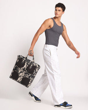 Oversized Muddled Shopper Tote - Rusted Grain - Fetti