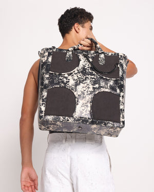 Oversized Muddled Shopper Tote - Rusted Grain - Fetti