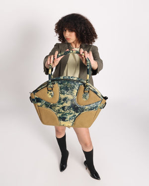 Muddled Cargo Tote - Oxidized Olive - Fetti