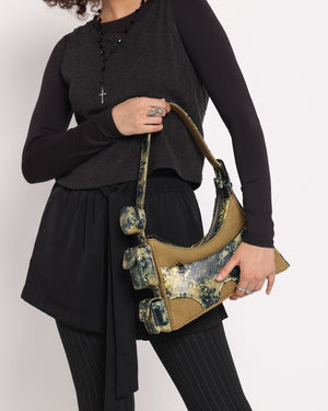 Muddled 3 Pocket Cargo Bag (Small) - Oxidized Olive - Fetti