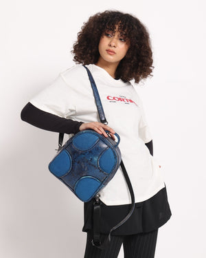 Muddled Knapsack - Cracked Indigo - Fetti