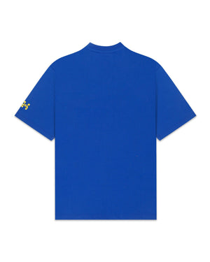 Cheddar Drip - Royal Blue - Evrhood oversized basic t-shirt