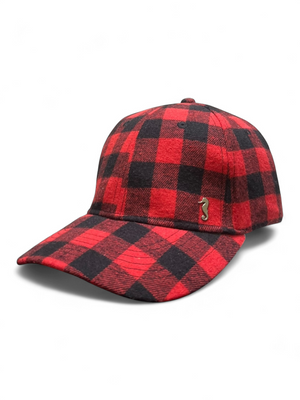 redchecked Baseball Cap for Men and Women