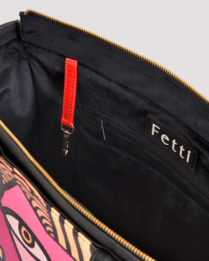 Fetti Faces Pink Tote Bag - Fetti
