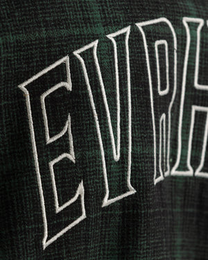 Shredded Checks - Forest Grid - Evrhood shredded sleeveless check shirt