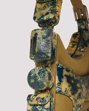 Muddled Cargo Bag - 4 Pocket Oxidised Olive - Fetti