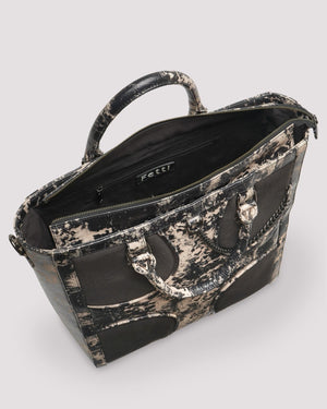 Oversized Muddled Shopper Tote - Rusted Grain - Fetti