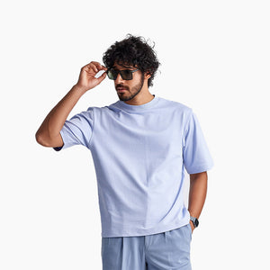 Ludic Airy Blue 100% Cotton Chroma T-shirt