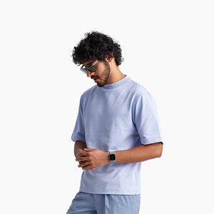 Ludic Airy Blue 100% Cotton Chroma T-shirt