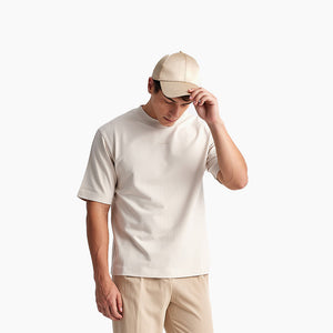 Ludic Dune Beige 100% Cotton Chroma T-shirt