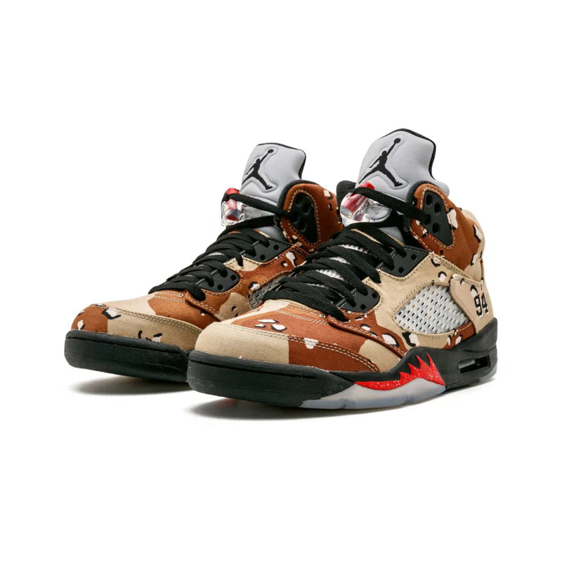 Jordan 5 Retro Supreme Desert Camo