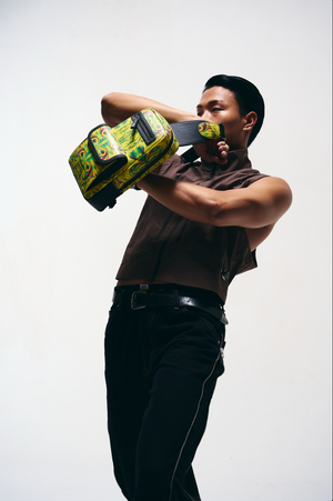 Kosmic Immersion Sling Bag - Helios Men - Fetti