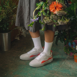 Ludic Magma Grey Enhanced Canvas low-top sneakers
