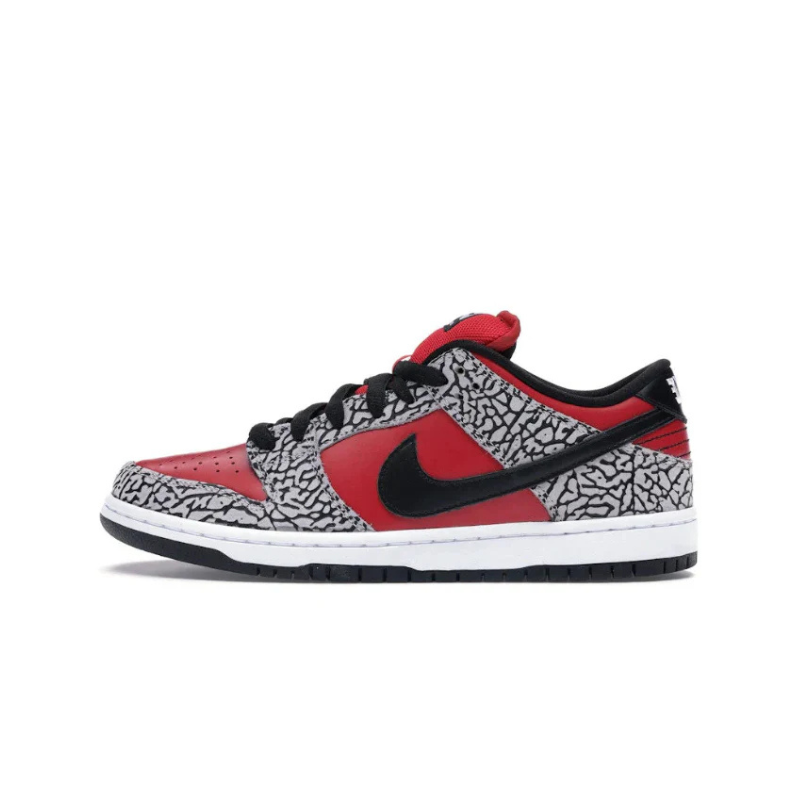 Nike Sb Dunk Low Supreme Red Cement (2012)