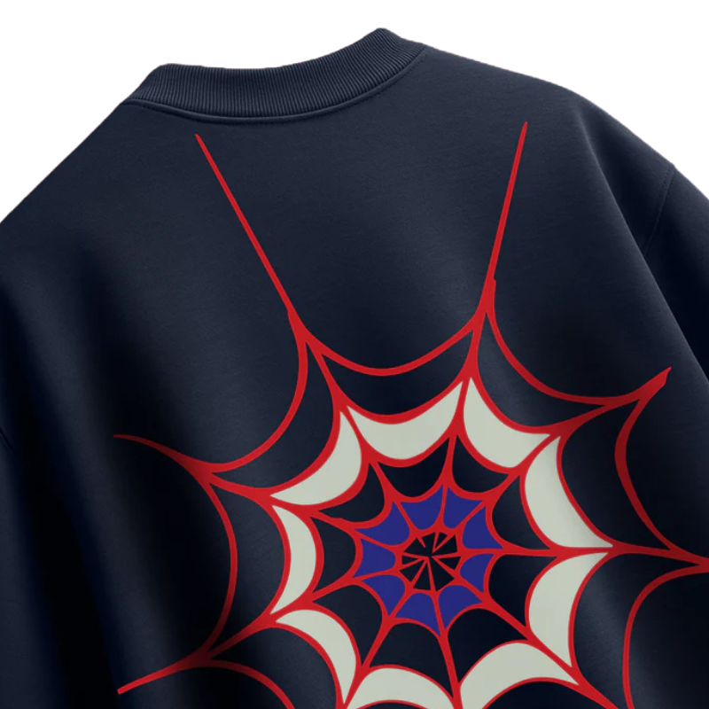 WEBBED UP NAVY BLUE TEE