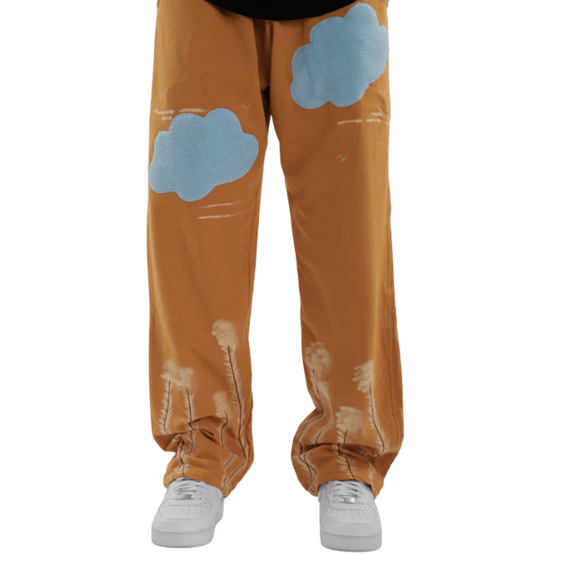 Bleached Floral Joggers