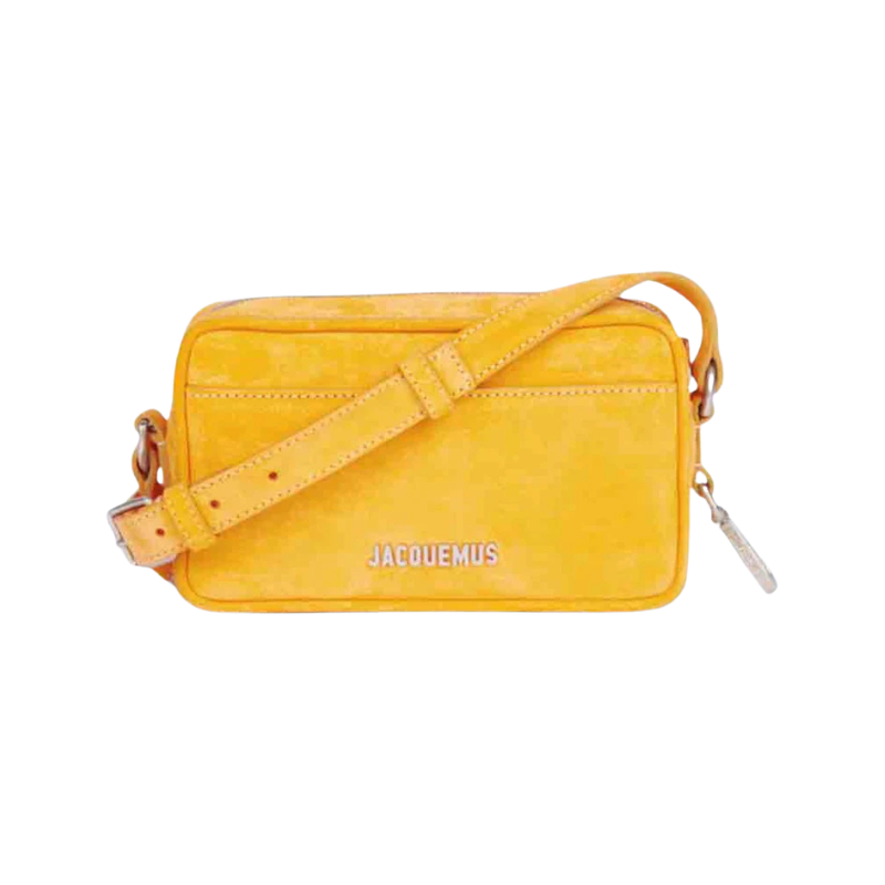 Jacquemus Strapped Pochette Bag Le Splash Orange