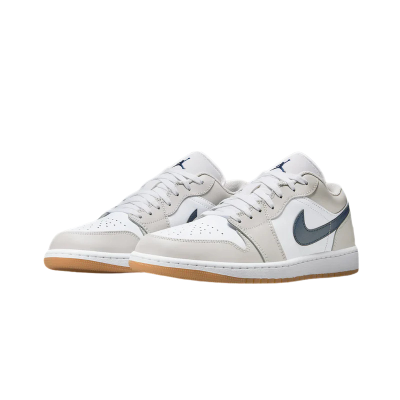 Air Jordan 1 Low Midnight Navy Neutral Grey