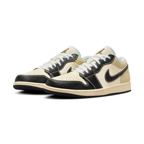 Air Jordan 1 Low SE Coconut Milk Black Muslin