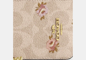 Zip Card Case - Gold/Sand Multi