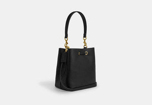 Rowan Bucket Bag - Gold/Black