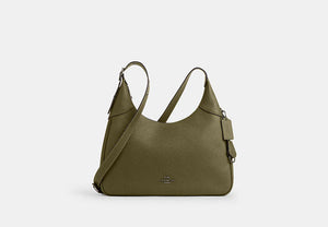Ella Shoulder Bag - Gunmetal/Olive