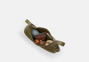 Ella Shoulder Bag - Gunmetal/Olive