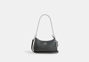Teri Mini Crossbody Bag - Silver/METALLIC GUNMETAL