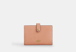 2-In-1 Wallet In Signature Chenille - Gold/Light Pink