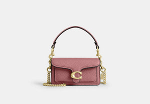 Signature Bag Charm - Brass/Peony