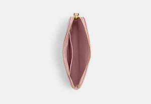 Corner Zip Wristlet - Gold/Light Pink