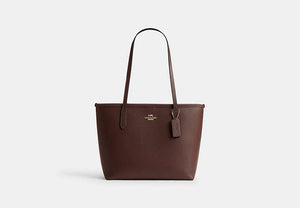 Medium City Tote Bag - Gold/Maple