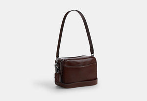 Mini Carey Crossbody Bag - Silver/Maple