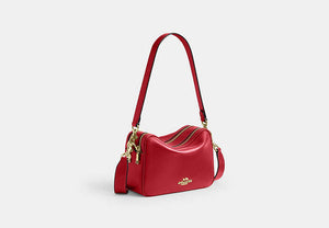 Carey Crossbody Bag - Gold/Poppy