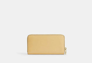 Long Zip Around Wallet - Gold/Vanilla