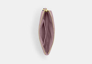 Corner Zip Wristlet - Gold/Carnation