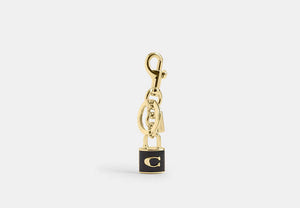 Signature Bag Charm - Gold/Black