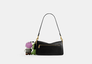 Coach | Brain Dead Soft Tabby Shoulder Bag 26 With Charms - Brass/Black