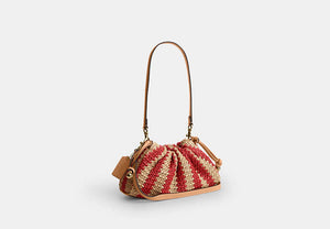 Faye Shoulder Bag - Gold/Red/Tan