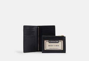 2-In-1 Wallet In Signature Chenille - Gold/Black