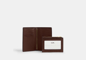 2-In-1 Wallet In Signature Chenille - Gold/Maple