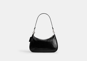 Soft Teri Shoulder Bag - Silver/BLACK