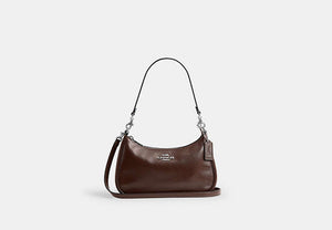 Soft Teri Shoulder Bag - Silver/Maple