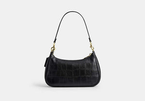 Soft Teri Shoulder Bag - Gold/Black