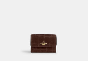Flap Card Case - Gold/Maple